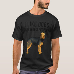 Camiseta Me Gustan Los Perros De Otterhound Y Quizá 3 Perso