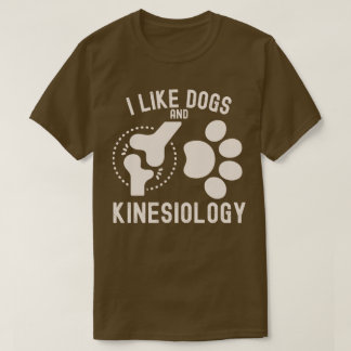 Camiseta Me gustan los perros y la cinesiología