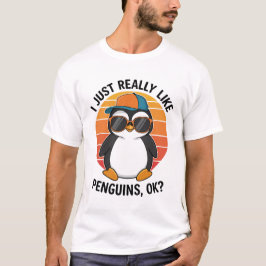 Camiseta Me Gustan Los Pingüinos.