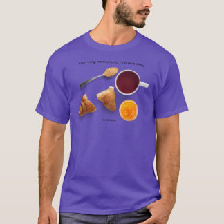 Camiseta Me gustan los piratas y el té una cantidad saludab