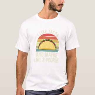 Camiseta Me gustan los tacos y quizás me gusten