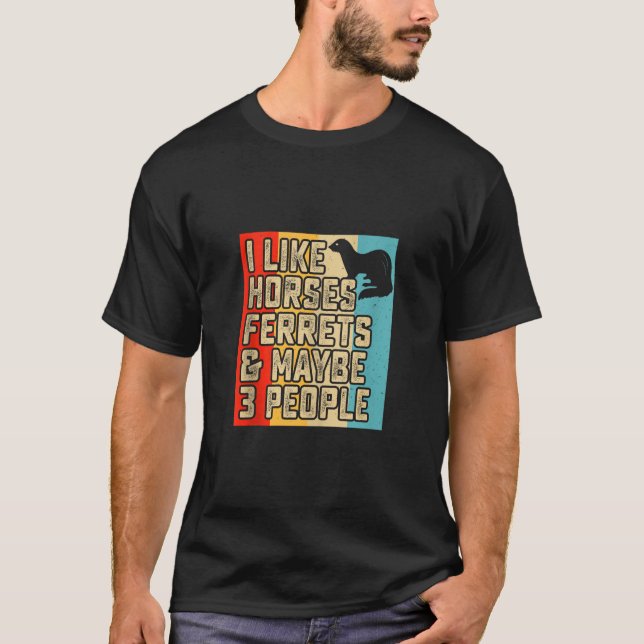 Camiseta Me Gustan Los Toros De Caballo Y Quizá 3 Personas  (Anverso)