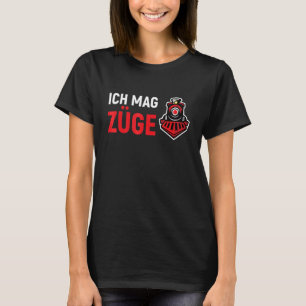 Camiseta Me Gustan Los Trenes Locomotora Locomotora De Vapo