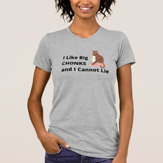 Camiseta Me gustan los trozos grandes (Anverso)