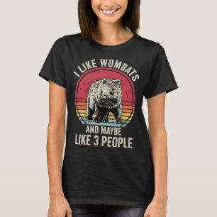 Camiseta Me Gustan Los Wombats Y Tal Vez 3 Personas
