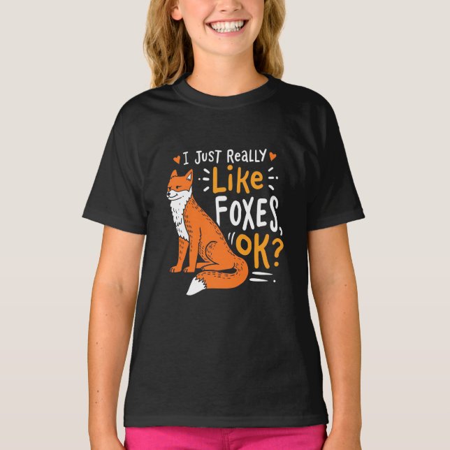 Camiseta Me Gustan Los Zorros (Anverso)