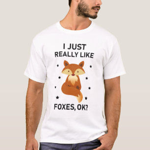 Camiseta Me Gustan Los Zorros. - Fox divertida