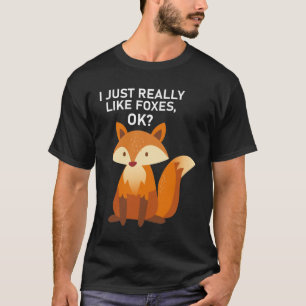 Camiseta Me Gustan Los Zorros. - Fox divertida