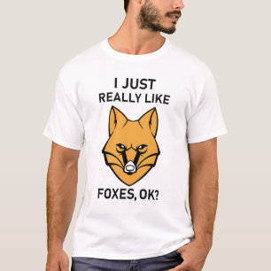 Camiseta Me Gustan Los Zorros. - Fox divertida