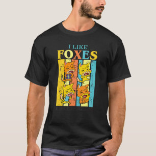 Camiseta Me Gustan Los Zorros Y Tal Vez 3 Animales 1