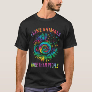 Camiseta Me Gustan Más Los Animales Que Las Personas Vegeta