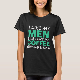 Camiseta Me gustan mis hombres como me gusta mi café