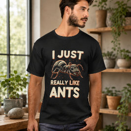 Camiseta Me gustan mucho las hormigas para los amantes
