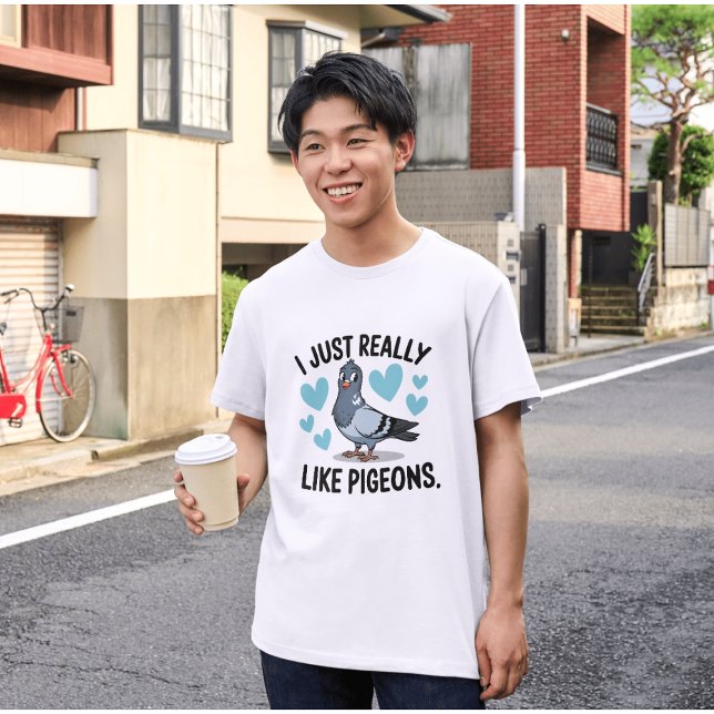 Camiseta Me gustan mucho las palomas (Subido por el creador)