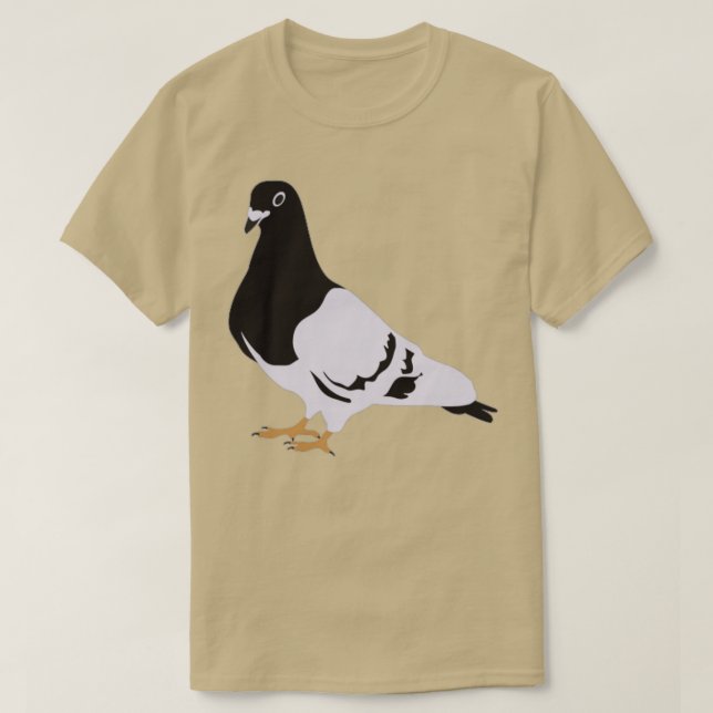 Camiseta me gustan mucho las palomas 2 (Diseño del anverso)