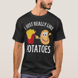 Camiseta Me gustan mucho las patatas