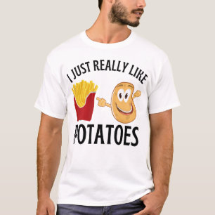 Camiseta Me gustan mucho las patatas