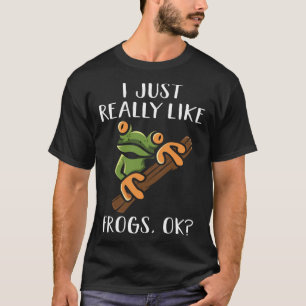Camiseta Me gustan mucho las ranas, bien por el ventilador