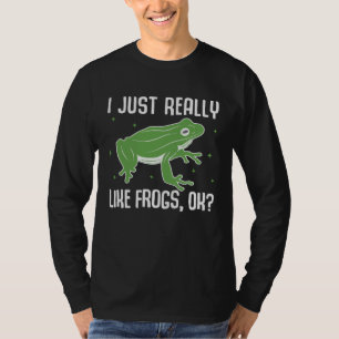 Camiseta Me Gustan Mucho Las Ranas OK  Rana Anfibio   1