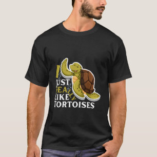 Camiseta Me gustan mucho las tortugas terrestres