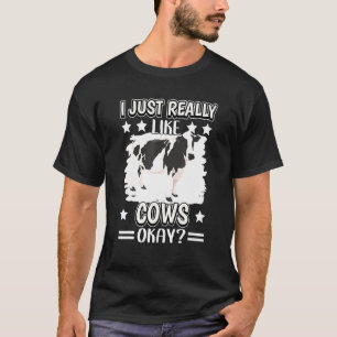 Camiseta Me Gustan Mucho Las Vacas Está Bien Vaca