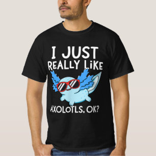 Camiseta Me Gustan Mucho Los Ajolotes Ok Niña Niño Kawai