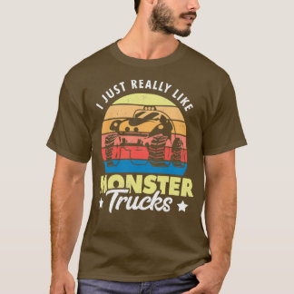 Camiseta Me gustan mucho los Camiones Monster 2