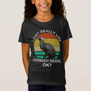Camiseta Me Gustan Mucho los Cornish Rex, ¡OK?