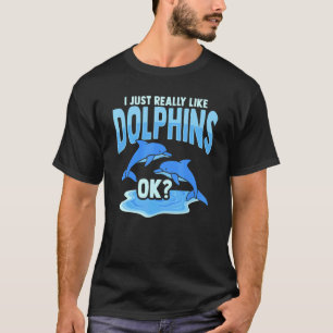 Camiseta Me Gustan Mucho Los Delfines Chicas Delfines