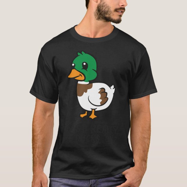 Camiseta Me gustan mucho los patos de patos (Anverso)