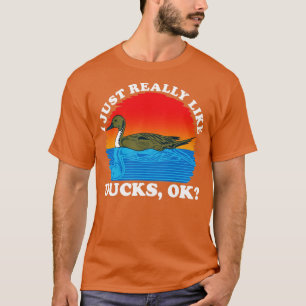 Camiseta Me gustan mucho los patos ok