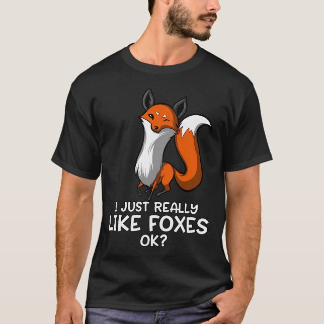 Camiseta Me Gustan Mucho Los Zorros OK? (Anverso)