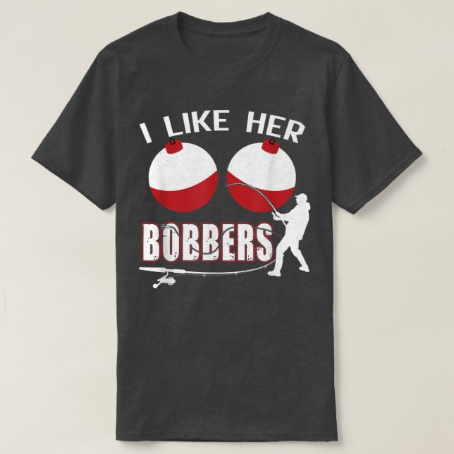 Camiseta Me Gustan Sus Bobbers Y Sus Parejas De Pesca Diver (Diseño del anverso)