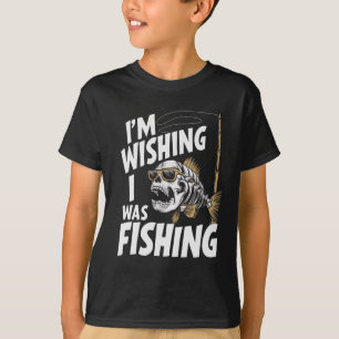 Camiseta Me gustaría estar pescando