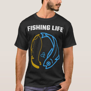 Camiseta Me gustaría estar pescando