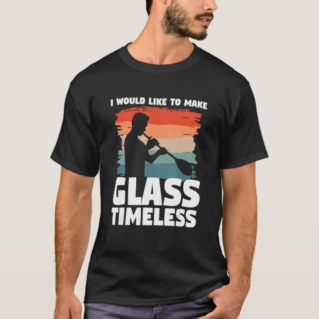 Camiseta Me Gustaría Hacer Que El Vidrio No Fuera Tiempos,  (Anverso)