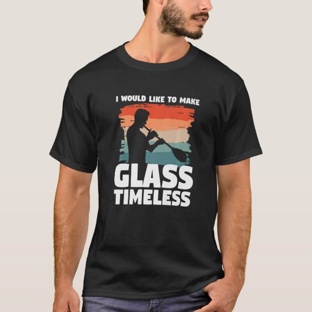 Camiseta Me Gustaría Hacer Que El Vidrio No Fuera Tiempos,  (Anverso)