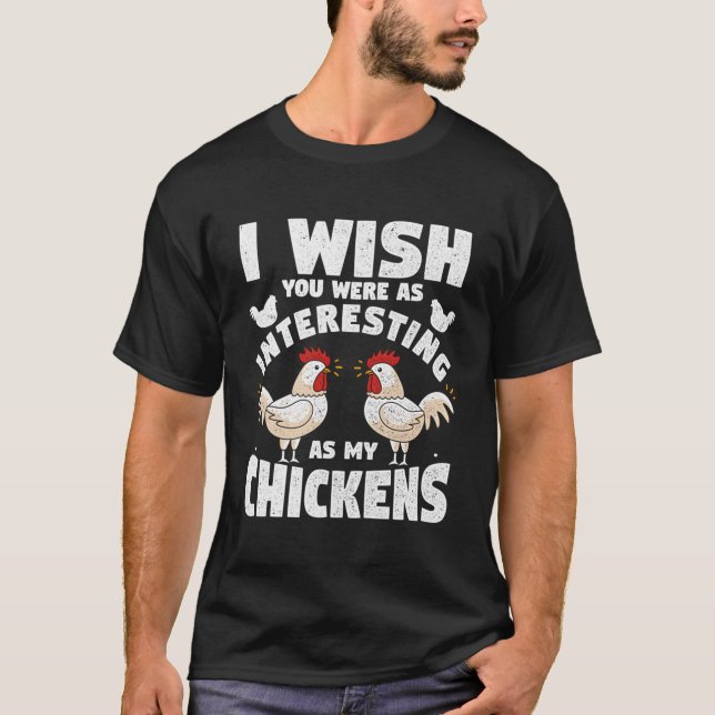 Camiseta Me Gustaría Que Estuvieras Tan Interesante Como Mi (Anverso)