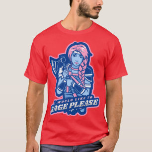 Camiseta Me gustaría RAGE por favor Diseño