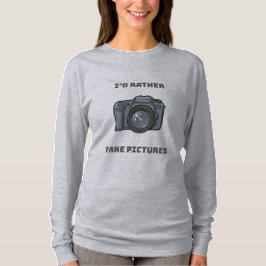 Camiseta Me gustaría tomar fotos – Regalo para amantes de l