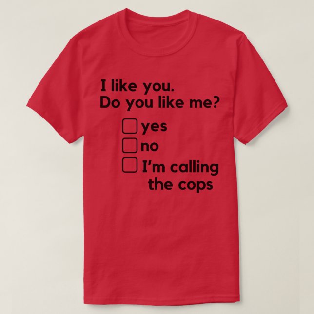 Camiseta Me gustas. ¿Te gustas? (Diseño del anverso)