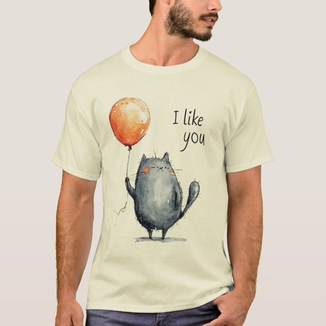 Camiseta Me Gustas Tee - Palabras Suaves, Vibes Más Suaves (Anverso)