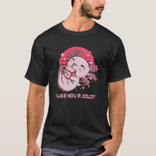 Camiseta Me Gustas Un Humor De Axolotl De Salamandra Memes