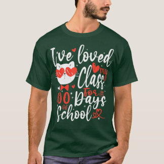 Camiseta Me Ha Encantado Mi Clase Durante 100 Días De Amor