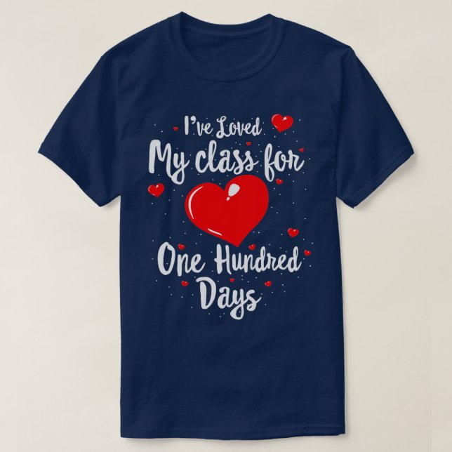 Camiseta Me Ha Encantado Mi Clase Durante 100 Días De Camis (Diseño del anverso)