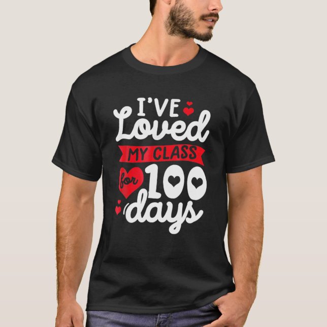 Camiseta Me ha encantado mi clase durante 100 días de profe (Anverso)