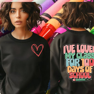 Camiseta Me ha encantado mi clase durante 100 días Sleeve T