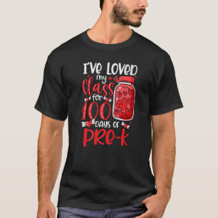 Camiseta Me ha encantado mi clase por 100 días de pre k val