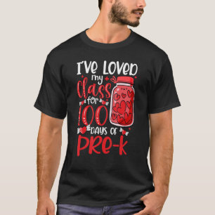 Camiseta Me ha encantado mi clase por 100 días de pre k val