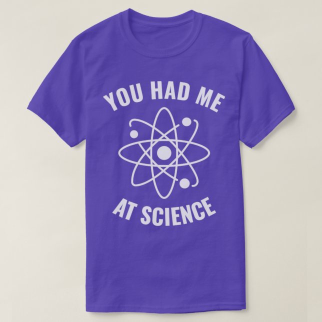 Camiseta ¿Me había detenido en Science Funny Science Geek1? (Diseño del anverso)